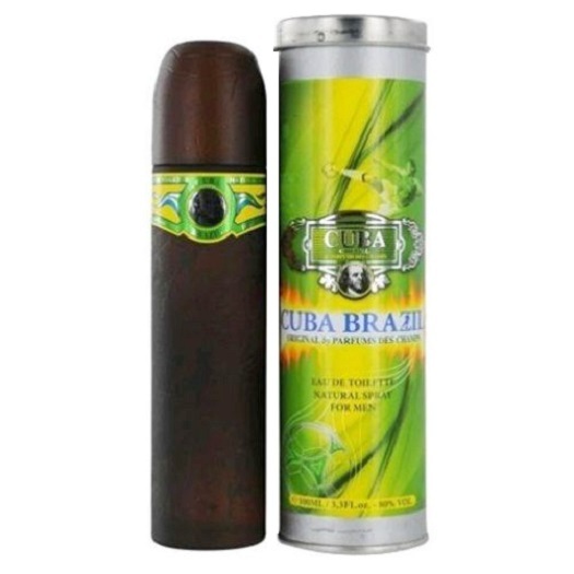 Cuba Brazil Cologne by Cuba 3.3oz Eau De Toilette spray for men